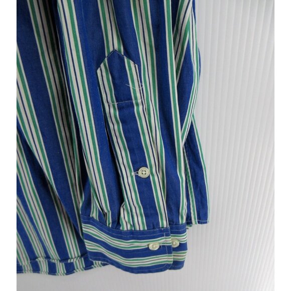 Ralph Lauren Polo Shirt XL Regent Button Up Green Pony Classic Fit - Picture 3 of 12